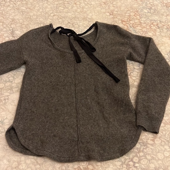 100% Cashmere Sweater with silk backtie , comptoir des cotonniers, size S - Picture 5 of 5